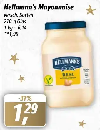 Simmel Hellmann's Mayonnaise 210 g Glas Angebot