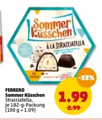 PENNY Ferrero Sommer  Küsschen 182g Angebot