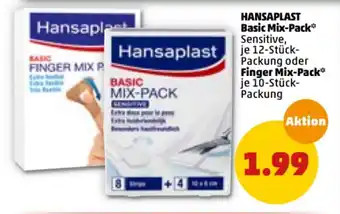 PENNY Hansaplast Basic Mix Pack oder Finger Mix Pack Angebot