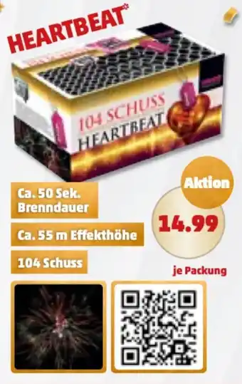 PENNY Heartbeat 104  Schuss Angebot