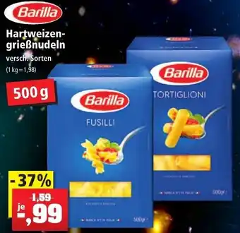 Thomas Philipps Barilla Hartweizen grießnudeln 500 g Angebot