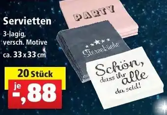 Thomas Philipps Servietten 20 Stück Angebot