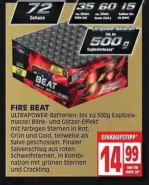 Edeka Fire beat Angebot