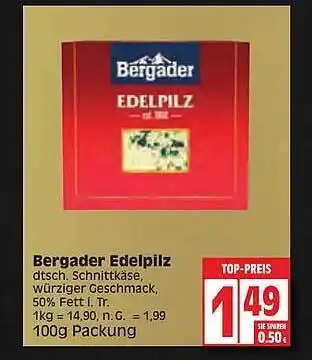 Edeka Bergader edelpilz Angebot