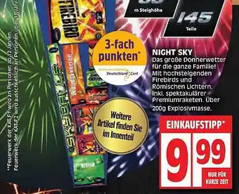 Edeka Night sky Angebot