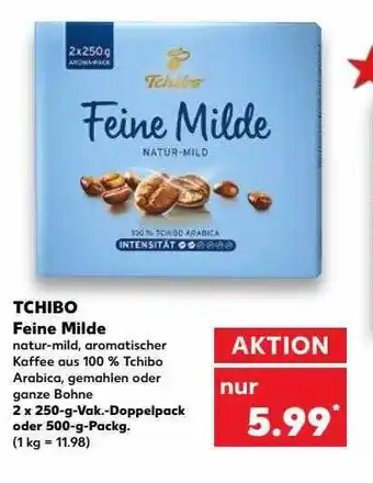 Kaufland Tchibo feine milde Angebot