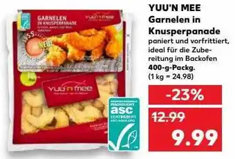 Kaufland Yuu'n mee garnelen in knusperpanade Angebot