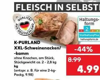 Kaufland K-purland xxl-schweinenacken -kamm Angebot