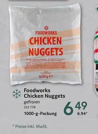 Selgros Foodworks chicken nuggets Angebot