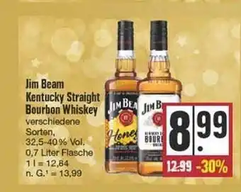 Edeka Jim beam kentucky straight bourbon whiskey Angebot