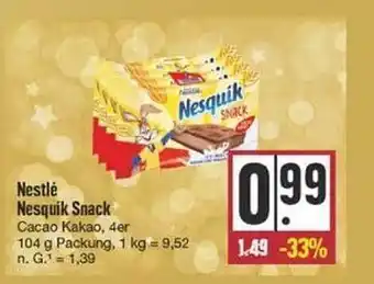 Edeka Nestlé nesquik snack Angebot