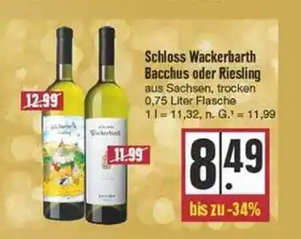 Edeka Schloss wackerbarth bacchus oder riesling Angebot