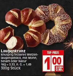 Elli Markt Laugenkranz Angebot