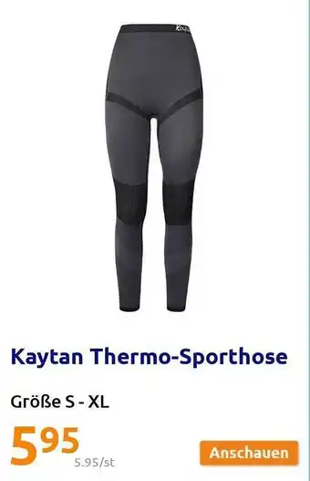 Action Kaytan thermo-sporthose Angebot