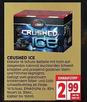 Edeka Comet crushed ice Angebot