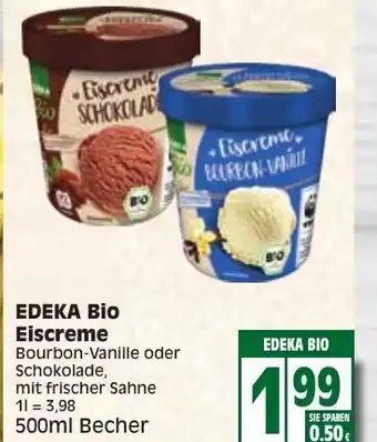 Edeka Edeka Bio Eiscreme 500ml Becher Angebot