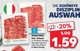 Kaufland Montorsi Ital. Salami 100g Angebot