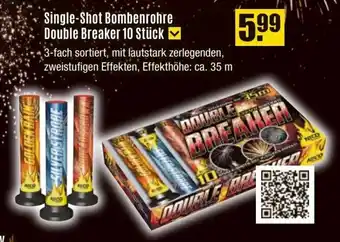 V Baumarkt Single Shot Bombenrohre Double Breaker 10 Stück Angebot