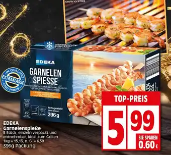 Elli Markt Edeka Garnelenspieße 396g Packung Angebot