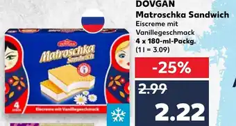 Kaufland Dovgan Matroschka Sandwich 4x180ml Angebot