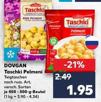 Kaufland Dovgan Taschki Pelmeni 450-500g Beutel Angebot