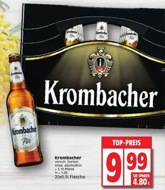 Edeka Krombacher 20X0,5L Angebot