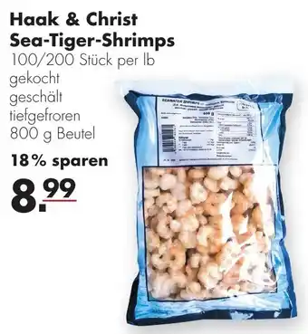 Handelshof Haak & Christ Sea Tiger Shrimps 800 g Beutel Angebot