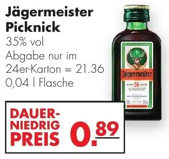 Handelshof Jägermeister Picknick 0,04 L Flasche Angebot