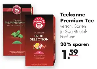 Handelshof Teekanne Premium Tee 20er Beutel Packung Angebot