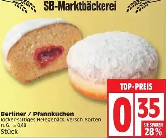 Edeka Berliner/Pfannkuchen Angebot