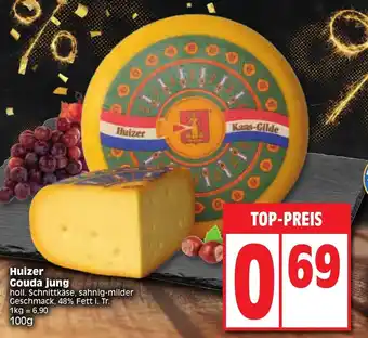 Edeka Huizer Gouda jung 100g Angebot