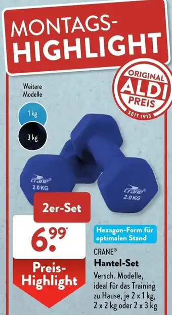 Aldi Süd Crane Hantel Set 2er Set Angebot