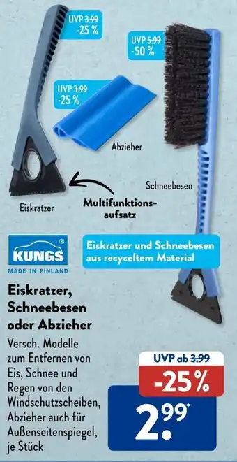 Aldi Süd Kungs Eiskratzer, Schneebesen oder Abzieher Angebot