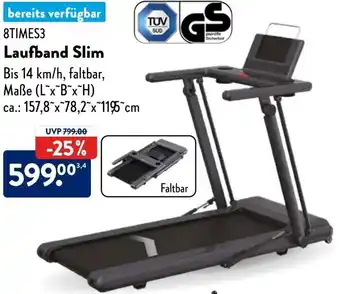 Aldi Süd 8TIMES3 Laufband Slim Angebot