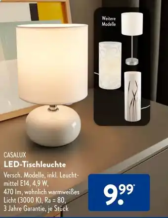 Aldi Süd Casalux LED Tischleuchte Angebot