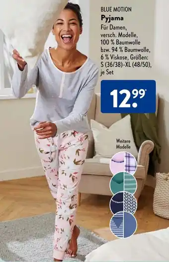 Aldi Süd Blue Motion Pyjama Angebot