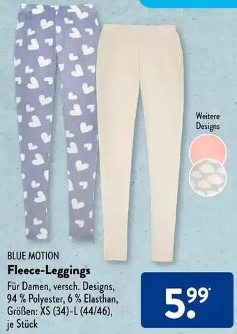 Aldi Süd Blue Motion Fleece Leggings Angebot