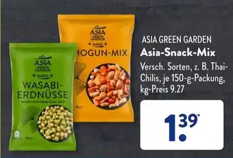 Aldi Süd Asia Green Garden Asia Snack Mix 150 g Angebot