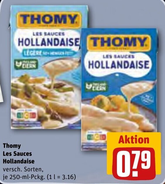 Thomy Les Sauces Hollandaise 250 ml Pckg. Angebot bei REWE