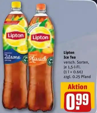 REWE Lipton Ice Tea 1,5 L-Fl. Angebot