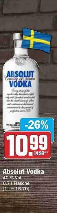 AEZ Absolut vodka Angebot