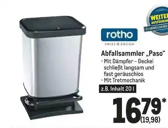 METRO Rotho abfallsammler „paso“ Angebot