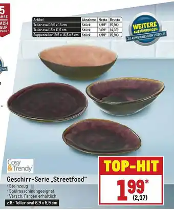 METRO Cosy&trendy geschirr-serie „streetfood“ Angebot