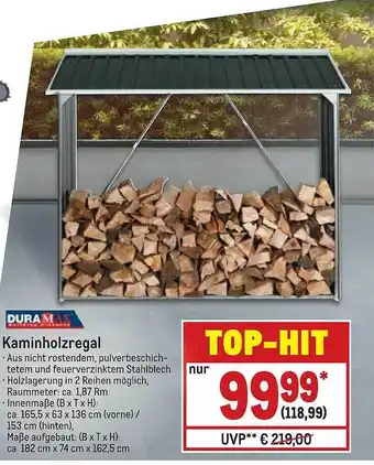 METRO Duramax kaminholzregal Angebot