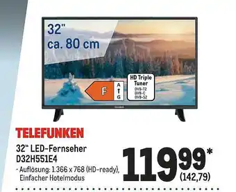 METRO Telefunken 32 Angebot