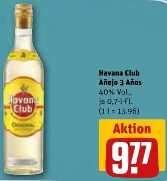 REWE Havana Club Añejo 3 Años 0,7 L Fl. Angebot