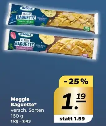 NETTO Meggle Baguette 160 g Angebot