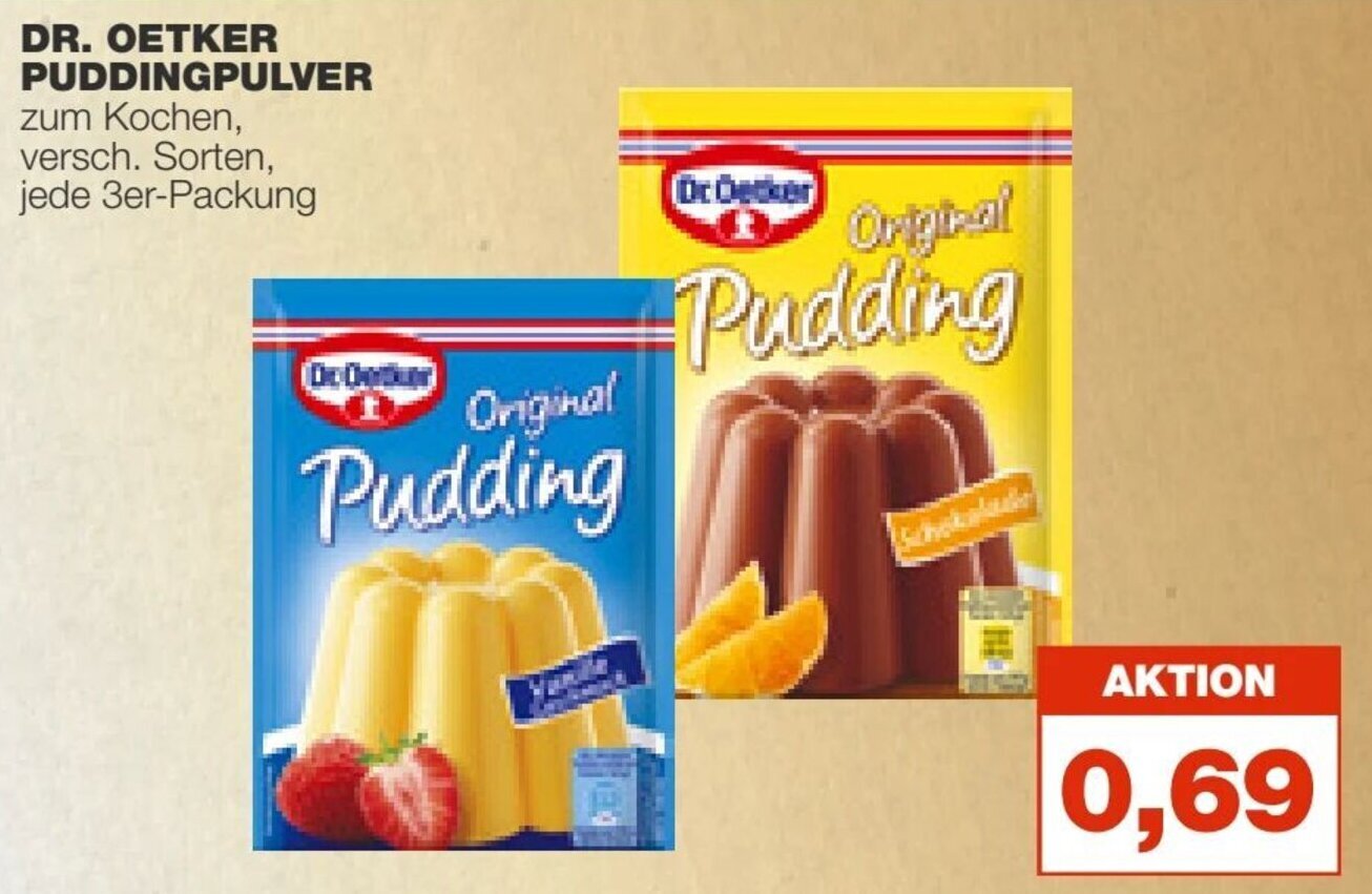 Dr. Oetker Puddingpulver Angebot bei mein real