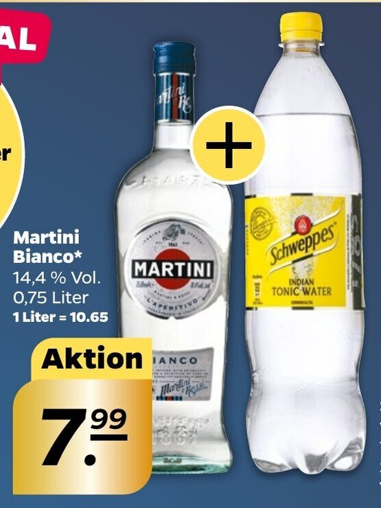 Martini Bianco 0,7 Liter Angebot bei NETTO