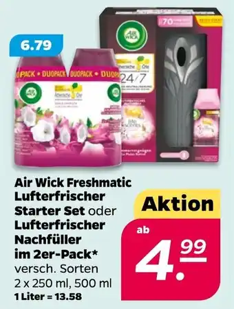 NETTO Air Wick Freshmatic Lufterfrischer Starter Set oder Lufterfrischer  im 2er Pack 2 x 250 ml 500 ml Angebot